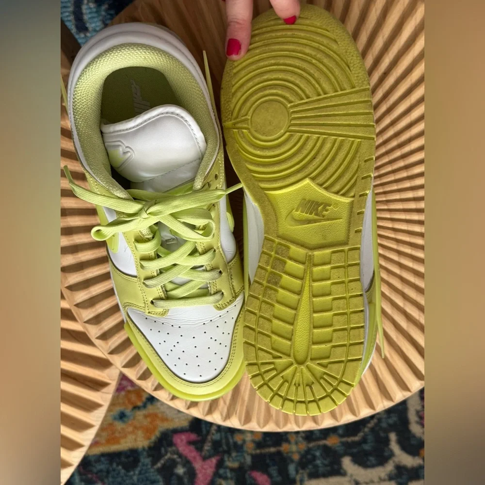 Nike Women's Dunk Low Twist Shoes - Light Lemon Twist size 11 Fun